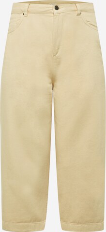 Tom Tailor Women + Wide leg Jeans in Beige: front