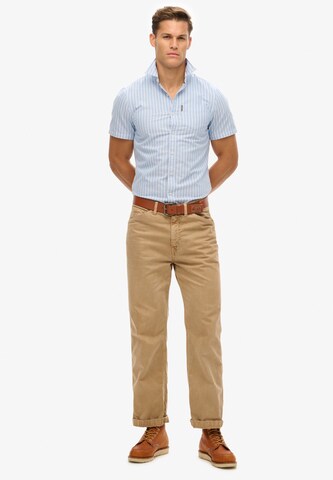 Superdry Regular fit Overhemd in Blauw