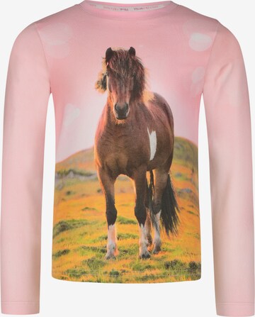 PFERDEFREUNDE Langarmshirt in Pink: predná strana