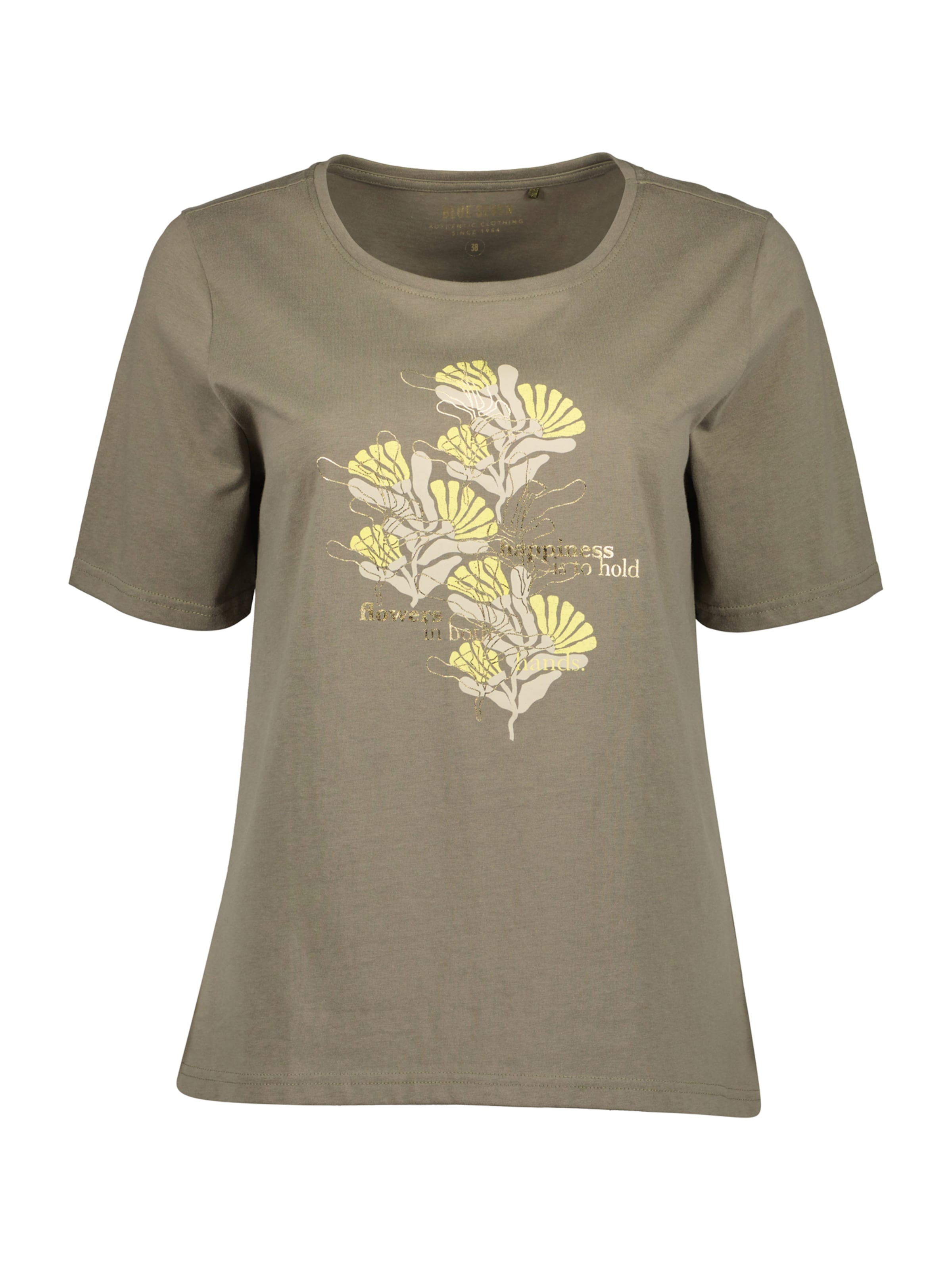 BLUE SEVEN T-Shirt in Grün: Vorderseite