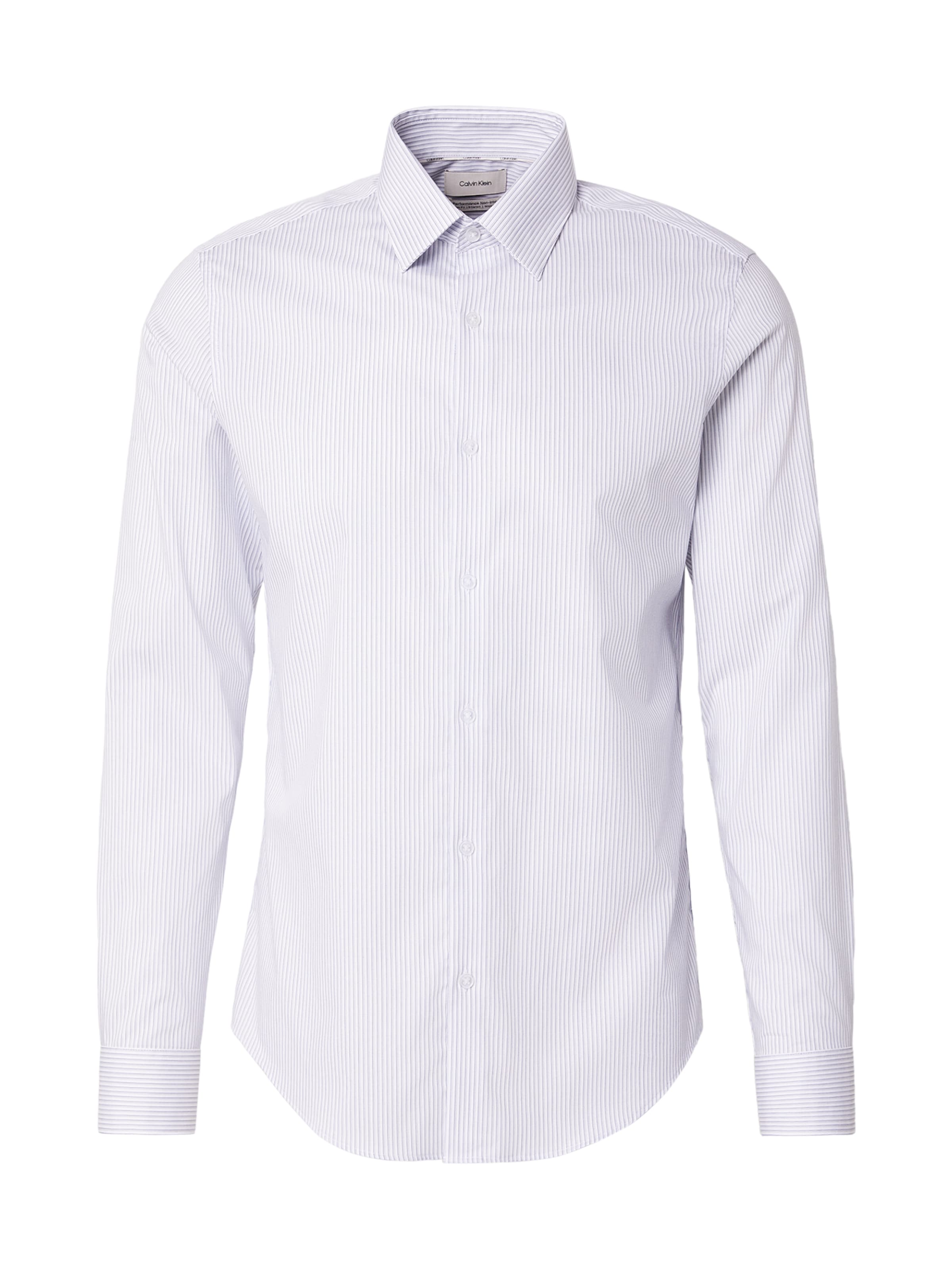 Calvin Klein Слим Рубашка в Синий: спереди