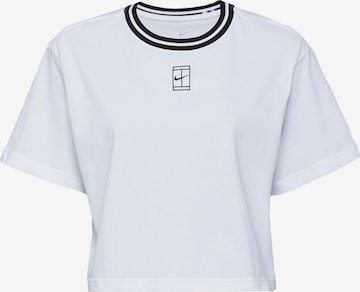 balta NIKE Sportiniai marškinėliai 'HERTAGE': priekis