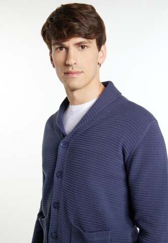 MO Knit cardigan 'Rovic' in Blue
