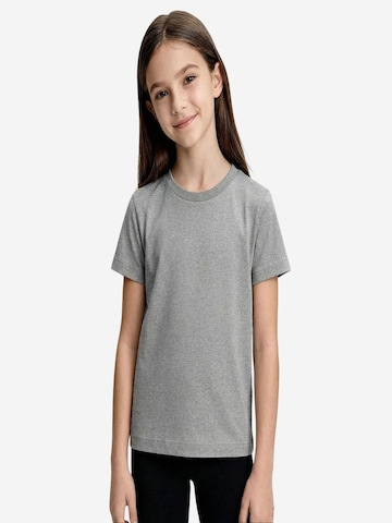Tommy Life - Camisola 'TOMMY Herren-T-Shirt Aus Baumwolle Und Elasthan' em cinzento: frente