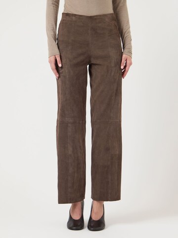 YAS - Loosefit Pantalón 'THEA ' en marrón