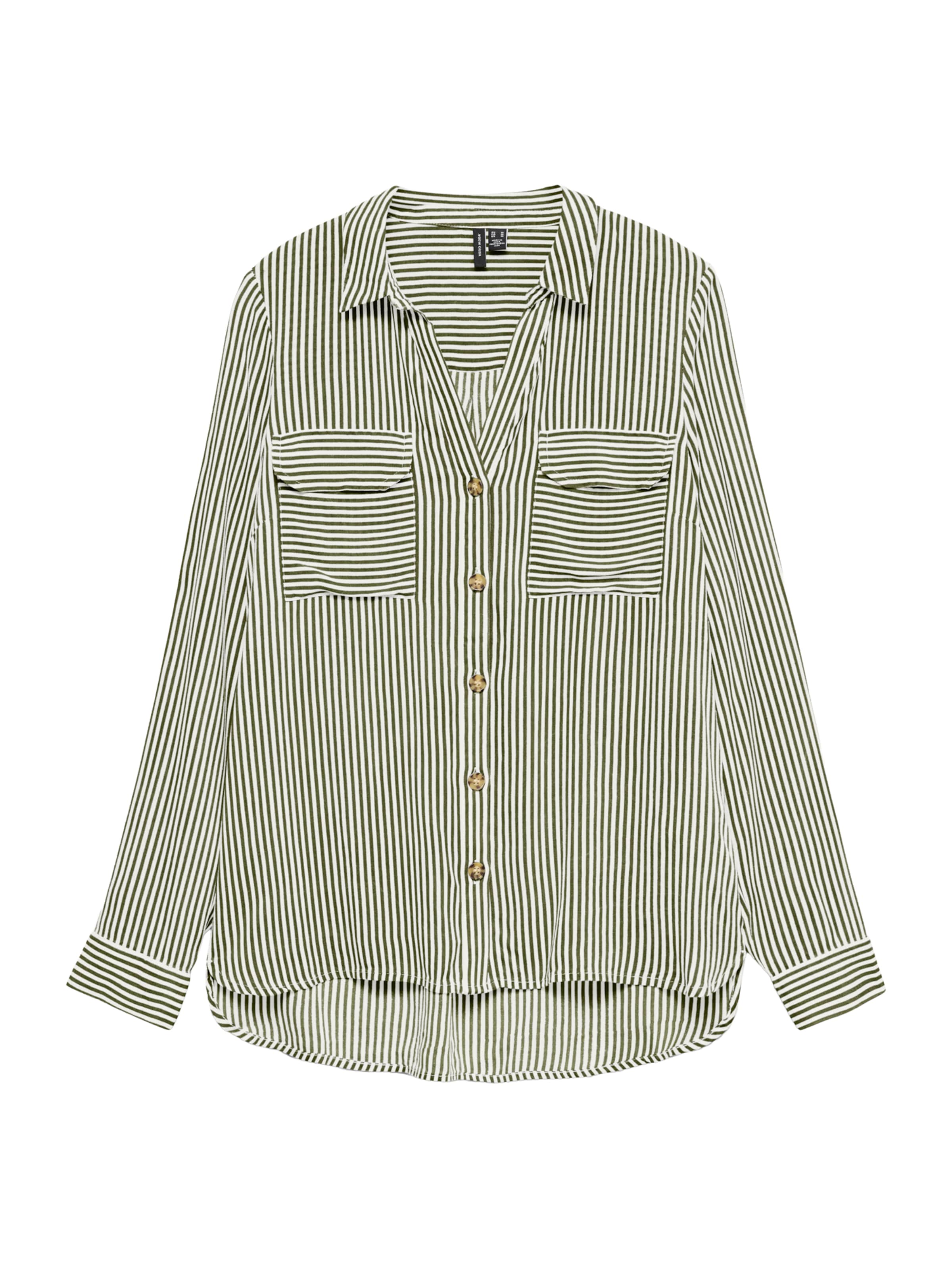 VERO MODA Pluus 'VMBUMPY', värv roheline: eest vaates
