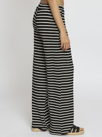Wide Leg Pantalon 'Sveaa' Lilavie en noir