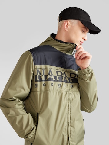 NAPAPIJRI Between-Season Jacket 'A-RAYMI' in Green