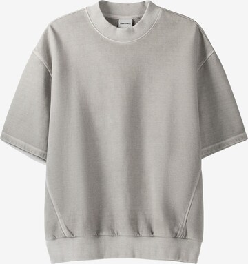 Bershka T-Shirt in Grau: predná strana