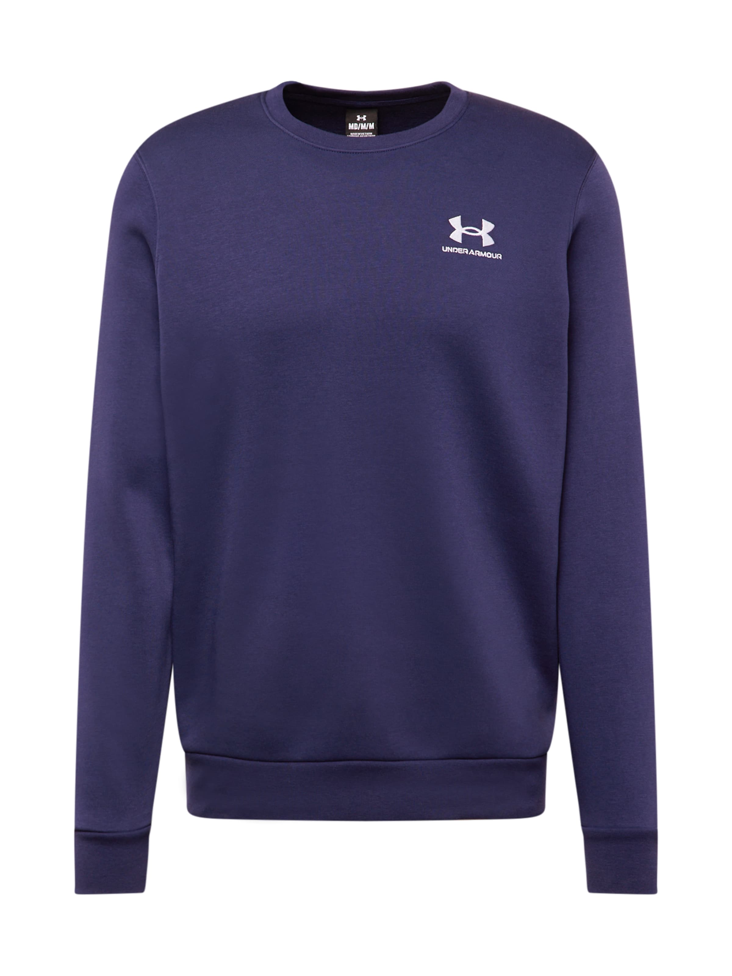 UNDER ARMOUR Sports sweatshirt 'Essential' in Blue: front