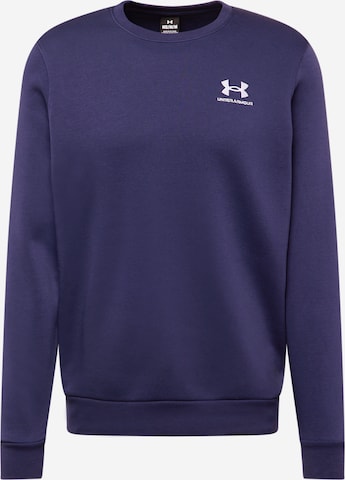 UNDER ARMOUR Sportsweatshirt  'Essential' in Blau: predná strana
