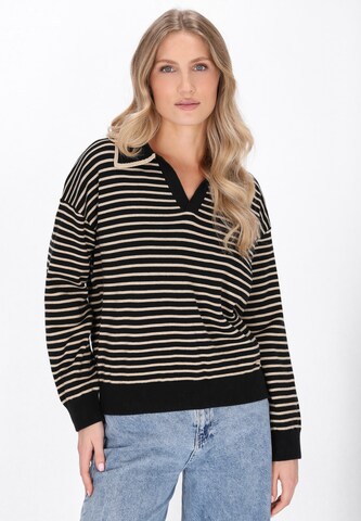 DreiMaster Maritim Sweater in Beige: front