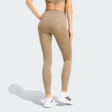 Skinny Pantaloni sportivi 'Opt Ess' di ADIDAS PERFORMANCE in beige