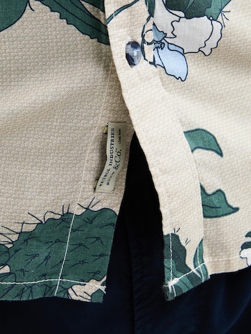 Coupe regular Chemise Petrol Industries en beige