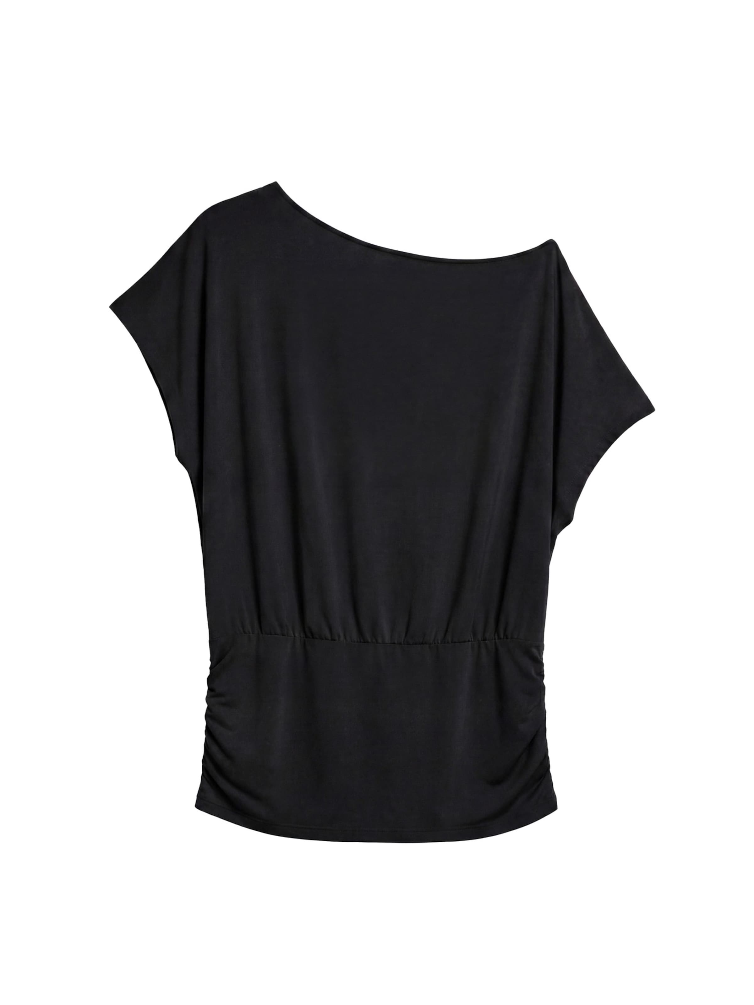 Pull&Bear T-shirt en XS en noir, Vue avec produit