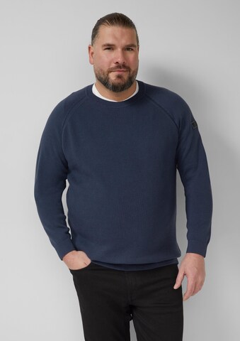 Pull-over s.Oliver en bleu : devant