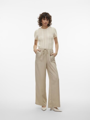 VERO MODA Wide Leg Hose 'MELANEY' in Grün