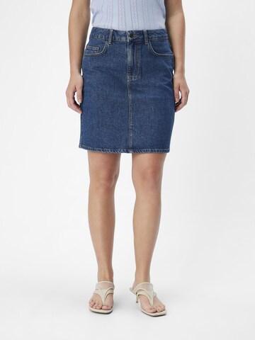Jupe OBJECT en bleu : devant