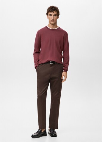 MANGO MAN Pullover 'Willy' in Rot