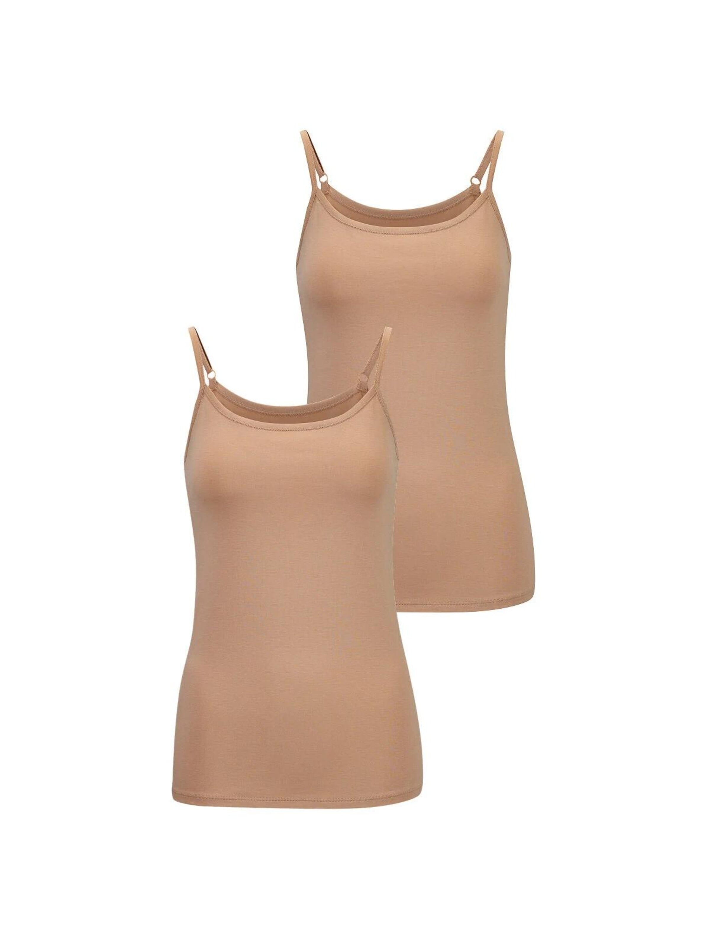 FALKE Unterhemd '2-Pack'‌‌ in Beige: Vorderseite