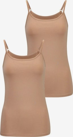 FALKE Unterhemd '2-Pack' in Beige: Vorderseite