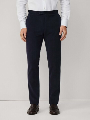Slimfit Pantaloni chino 'Luxe' di Hackett London in blu: frontale