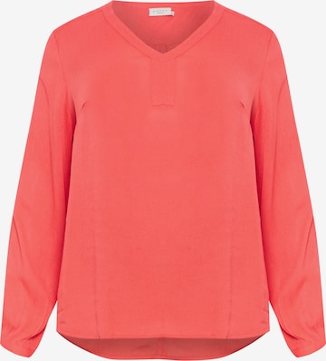 KAFFE CURVE Blúz 'Ami' - piros: elől