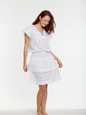 OLYMPIA Kleid in Weiß