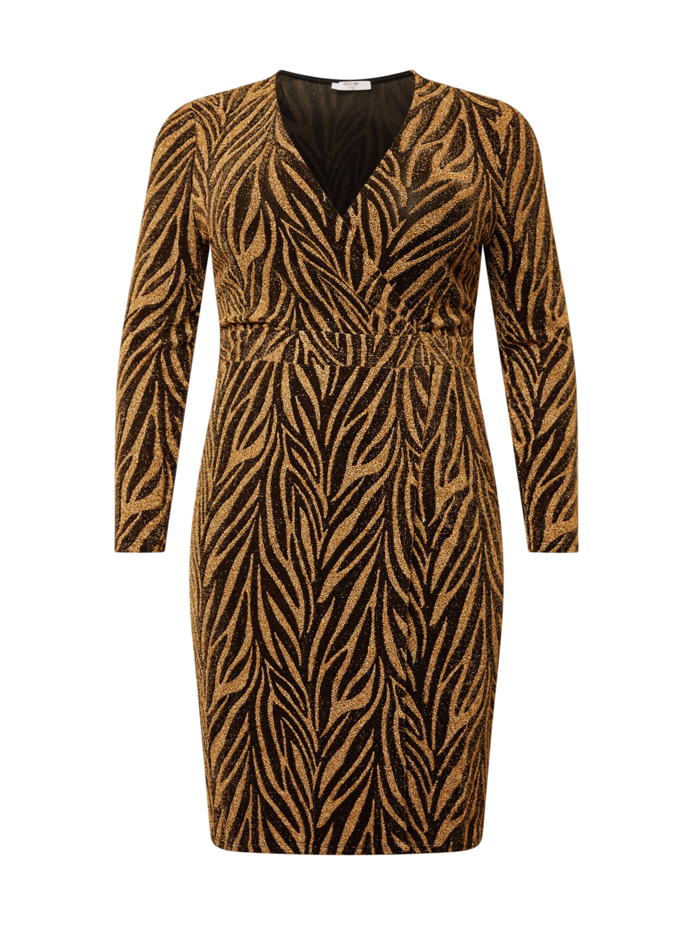 ABOUT YOU Curvy - Vestido en oro: frente