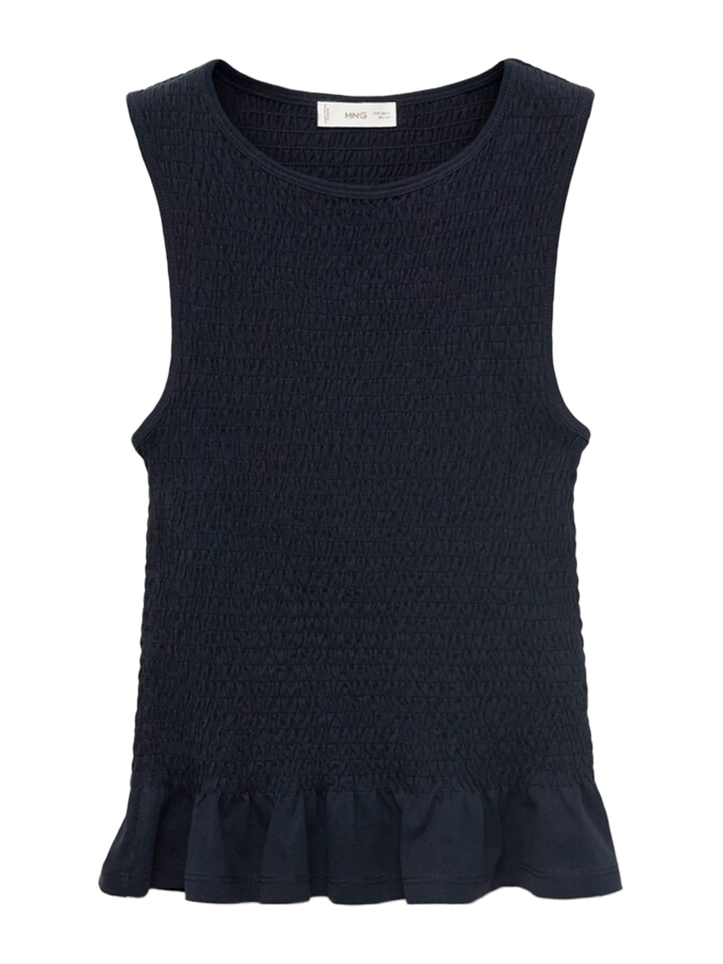 MANGO TEEN Топ 'FRIDAY' в Синий: спереди