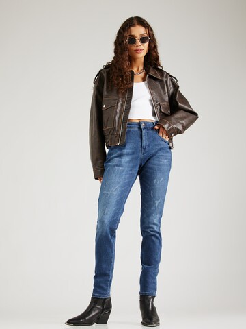 MAC Slimfit Jeansy w kolorze niebieski