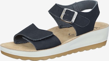 FLY FLOT Sandals in Black: front