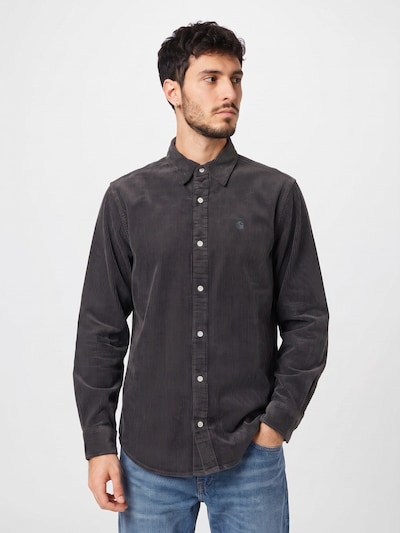 Carhartt WIP Button Up Shirt 'L/S Madison Cord Shirt Graphite / Graphite -- Dark Grey Men's Shirt' in S in Grey, Item view