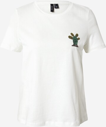 VERO MODA T-shirt i vit: framsida