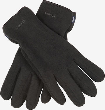 LERROS Full finger gloves in Black: front