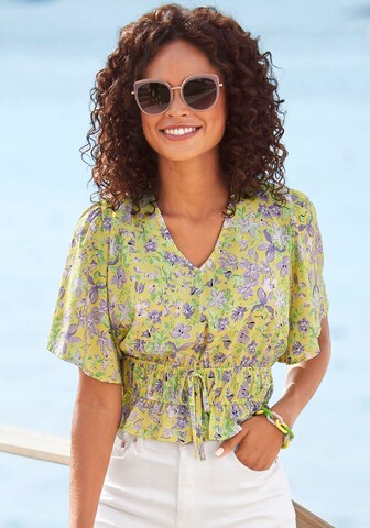 BEACH TIME Bluse i blandingsfarvet: forside