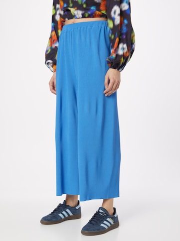 Wide Leg Pantalon s.Oliver en bleu : devant