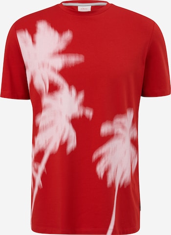 s.Oliver Shirt in Rood: voorkant