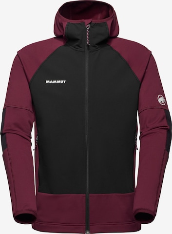 MAMMUT Funktionsfleecejacke ‘Massone' in Rot: Vorderseite