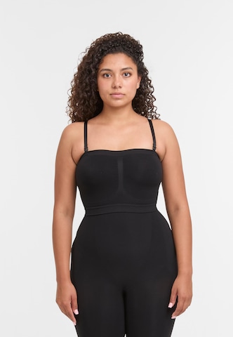 Haut modelant 'Second Skin' Lykkeland Atelier en noir : devant