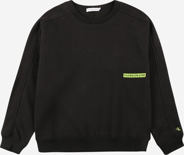 Calvin Klein Jeans Sweatshirt in Black: front