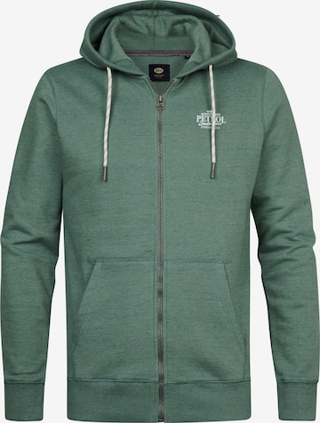 Veste de survêtement Petrol Industries en vert : devant