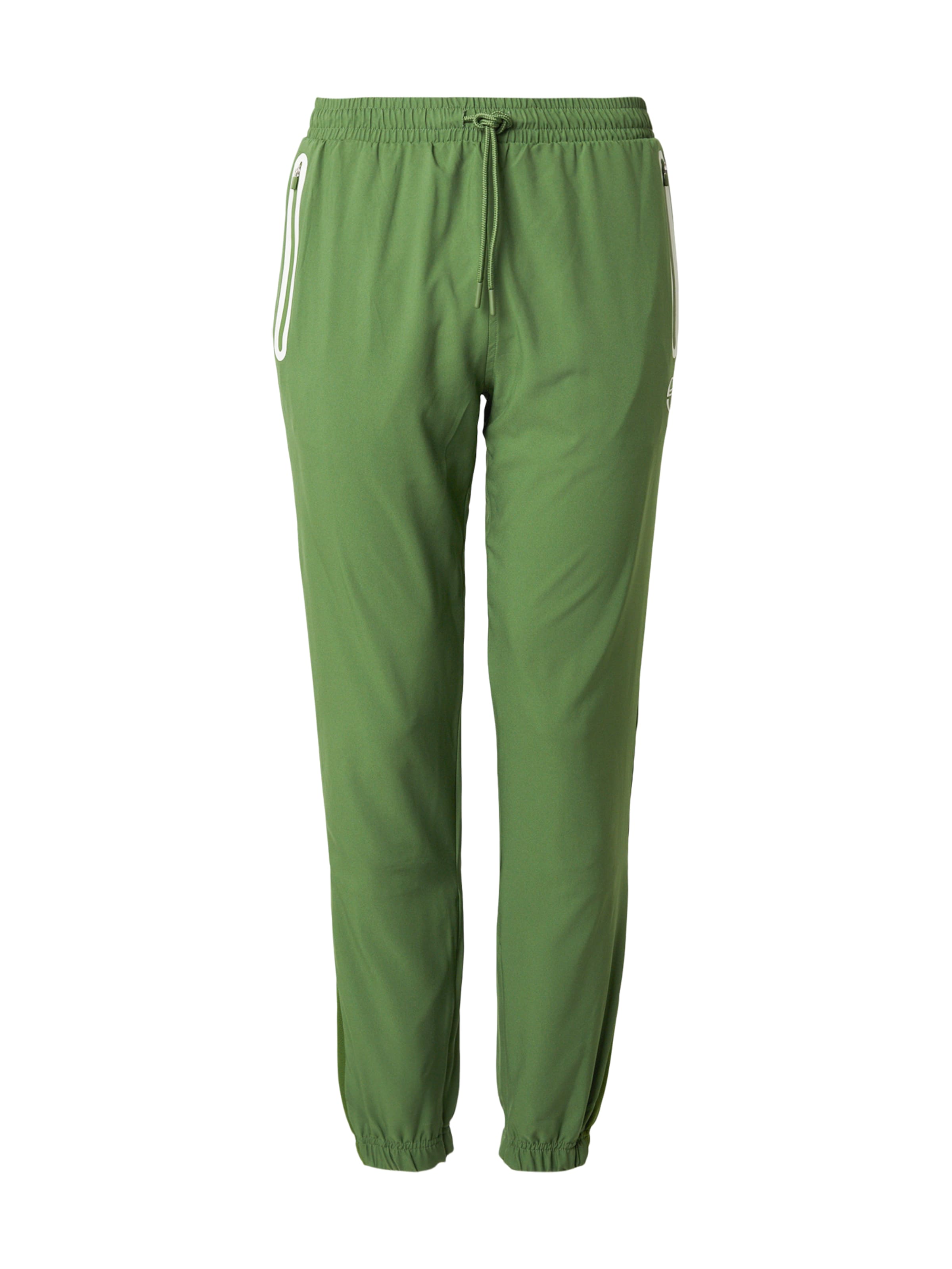 Sergio Tacchini Workout Pants 'RISPECCHIO' in Green: front