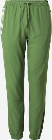 Sergio Tacchini Tapered Workout Pants 'RISPECCHIO' in Green: front