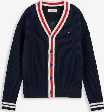 TOMMY HILFIGER Knit cardigan in Blue: front