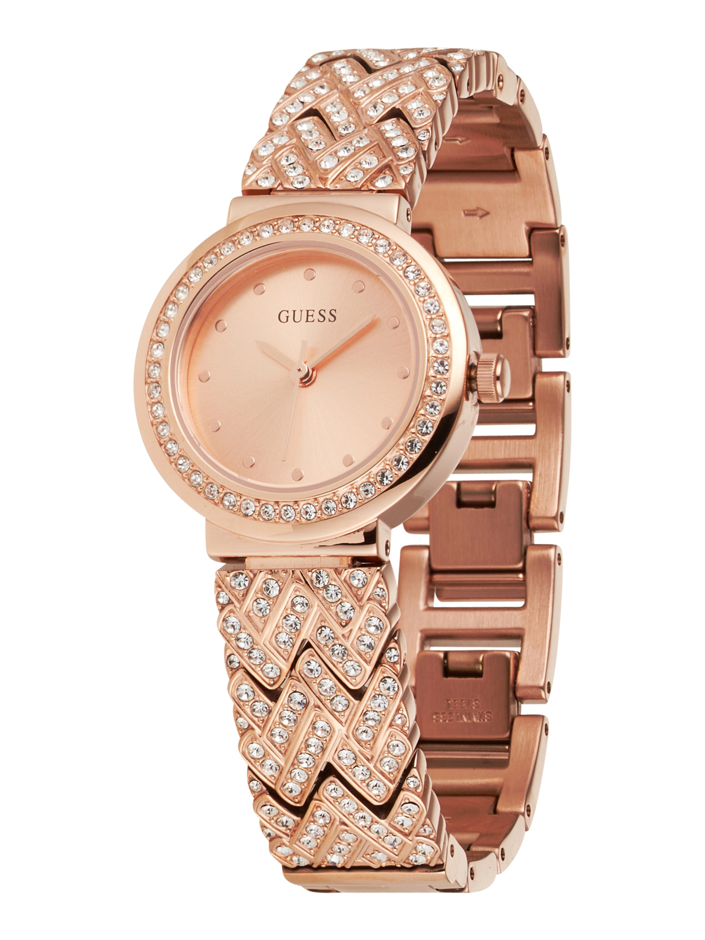 GUESS Uhr in Gold: Vorderseite