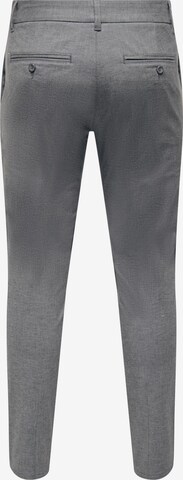 Effilé Pantalon 'MARK' Only & Sons en gris