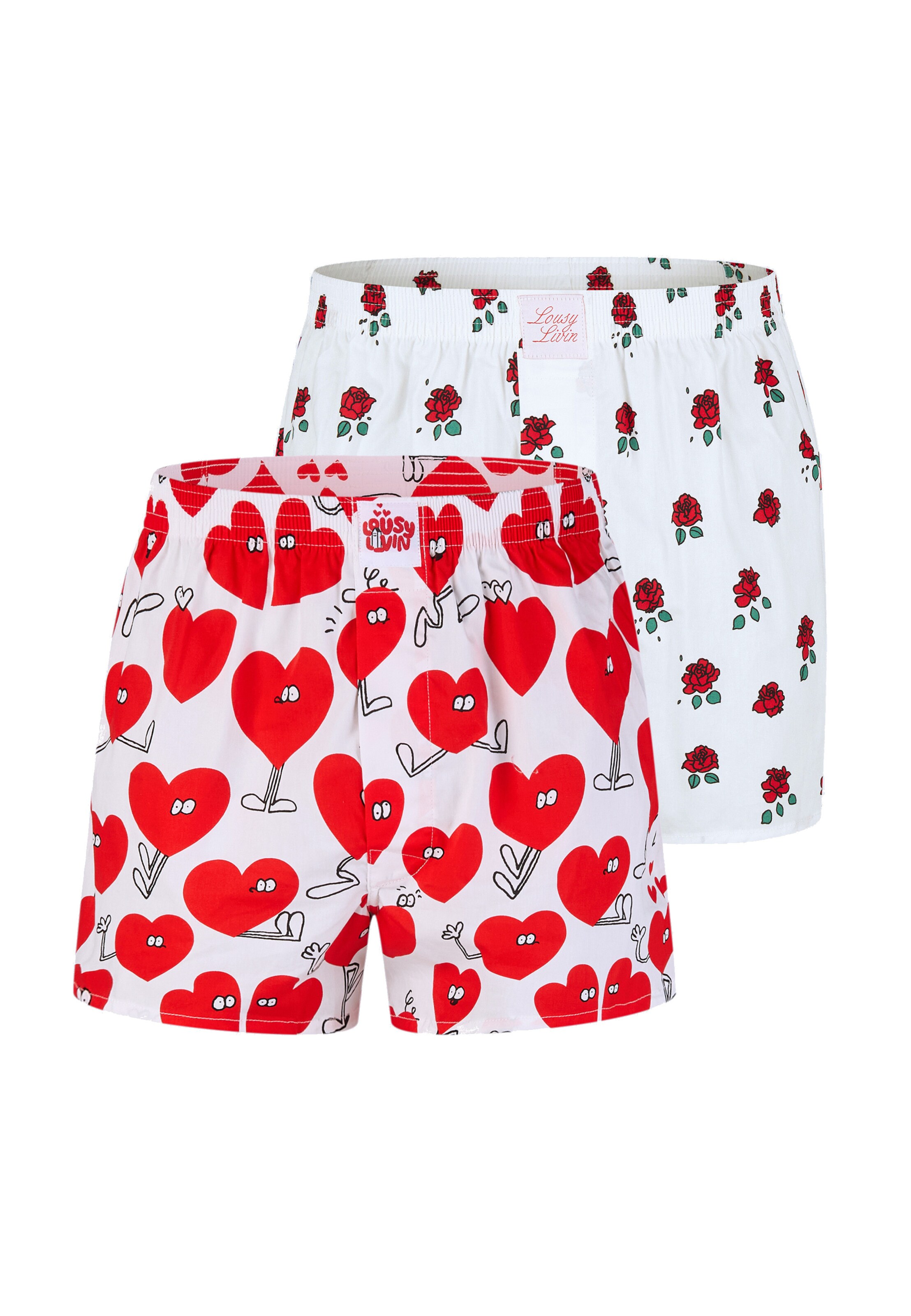 Lousy Livin Boxer shorts in White: front