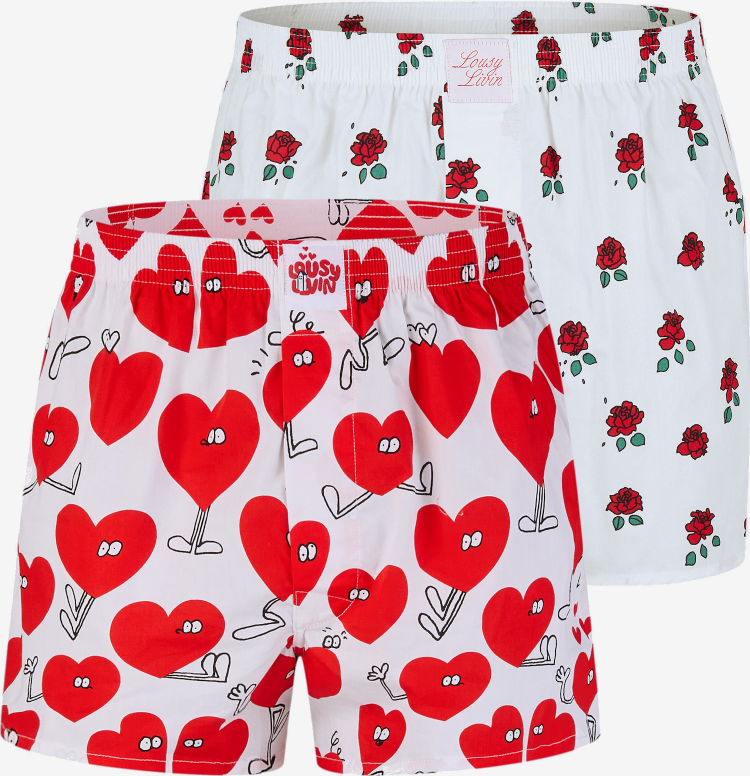 Lousy Livin Boxershorts Zitrone grün - hier bestellen