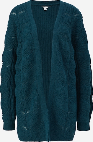 QS Knit Cardigan in Blue: front